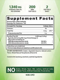 Nature's Truth Fish Oil Omega 3 | 1340 mg | 200 Mini Softgels | Burpless Lemon Flavor Pills | Non-GMO & Gluten Free Supplement