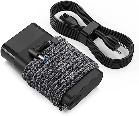 New Slim 65W Laptop Charger for HP Envy x360, Spectre x360 13-4193nr 15-ap001nx 15t-ap000, ProBook X360 11 450 650 640 G1 G2 G3 G4 G5 G6 G7, EliteBook Pavilion Stream X360 Blue Tip Power Supply Cord