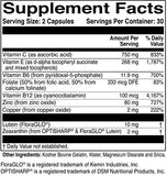 MacularProtect AREDS2 Vitamin & Mineral Supplement - Includes Trio of B Vitamins for Added Macular Health Support - 60 Capsules