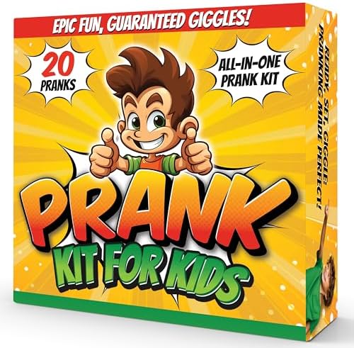 Prank Kit | 20 Ultimate Practical Jokes & Pranks for Kids | Prank Toys Pack Set Box for Gifts
