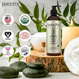 PURA D'OR 16 Oz Organic Massage Therapy Oil USDA Certified Almond, Apricot, Argan, Ginger, Jojoba, Lavender Oils for Silky & Softer Skin, Body Moisturizer & Skin Lubricant
