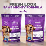 Mighty Petz MAX Dog Multivitamin - Senior & Adult Dog Vitamins 10 in 1 Complete Support for Joints, Immunity, Mobility, Gut, Energy, Skin Health. Daily Pet Chewable Supplement