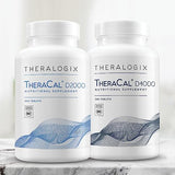 Theralogix TheraCal D4000 - Bone Health Support Supplement with Calcium, Magnesium, Vitamin D3, Vitamin K2 & Boron* - 90-Day Supply - NSF Certified - 360 Tablets