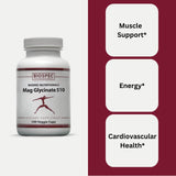 Mag Glycinate 510 – Highly Bioavailable Form of Magnesium – Supports Energy, Muscles, and Cardiovascular Health.*