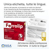 Ferrolip™ - microsomial Iron Supplement | Better bioavailability | No Metallic Flavor | Excellent gastric Tolerance | Melts Directly in The Mouth | Lemon Flavored | 20 Packs