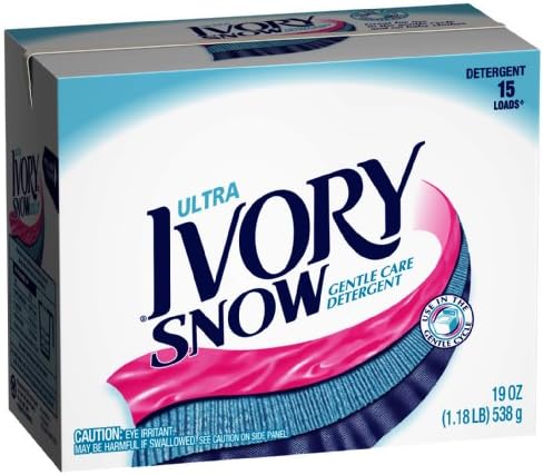 Ivory Snow Ultra Powder Detergent, 19 oz. (Pack of 1)