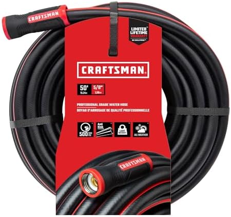 Craftsman 5/8 in. D X 50 ft. L Heavy Duty Professional Grade Garden Hose