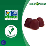 Ashwagandha Vegetarian Gummies Non GMO Spring Valley, Cherry, 60 Count and Bookmark Gift of YOLOMOLO