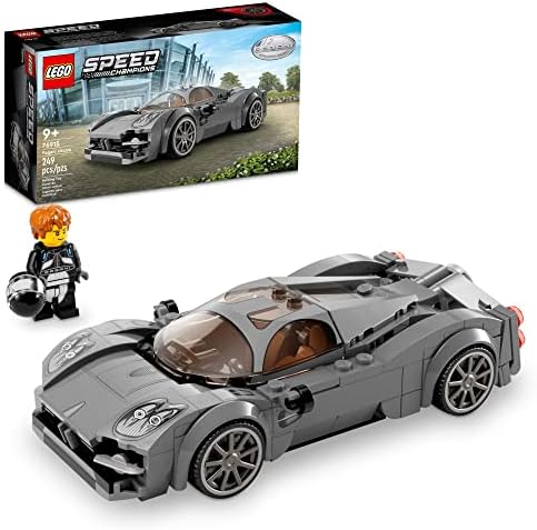 LEGO Speed Champions Pagani Utopia 76915 Race Car Toy Model Building Kit, Italian Hypercar, Collectible Racing Vehicle, 2023 Set