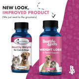 Healthy Weight Supplement for Cats and Dogs - Helps Overweight Pets Control Obesity Through Healthy Fat Burning, Improved Metabolism and Gentle Suppression of Appetite and Cravings Pills