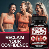 Kidney Support Cleanse Detox & Repair -120 Capsules - Cranberry & Astragalus Root Pills for Women and Men | High Strength Liver Cleanse Detox Supporting Urinary Tract Health & Bladder Health