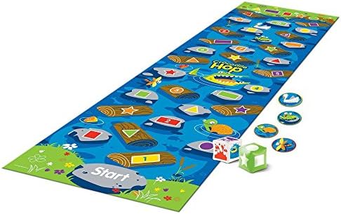 Learning Resources Crocodile Hop Floor Game - Ages 3+ Indoor Games for Toddlers, Gross Motor Skills Toys for Kids, Preschool Learning Activities
