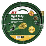 ACE Light Duty 5/8" x 25' Garden Hose Nylon Reinforcements Easy-to-Connect Coupling