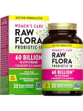 Nature's Truth Raw Flora Probiotics for Women | 60 Billion CFU | 33 Vegan Capsules | with Cranberry & D-Mannose | Vegan & Gluten Free Vitamins