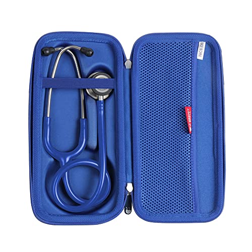 Hermitshell Travel Case for 3M Littmann Classic III Monitoring Stethoscope (Sapphire)