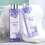 Bath and Body Gift Set - Lavender Gifts for Women, Body & Earth Bath & Shower Sets, 8 Pcs Lavender Honey Gift Sets with Bubble Bath, Lotion Set, Soap, Spa Kit for Women, Mothers Day Gifts for Mom