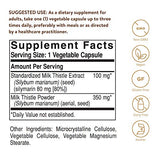 Solgar - Milk Thistle (Silybum Marianum, 100 mg, 250 veggie caps