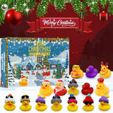 Advent Calendar 2024, Christmas Rubber Duck Set,Fun Rubber Duck Advent Calendar Toys, 24 Days Joyful Christmas Countdown, Suitable for all kinds of people, Holiday Party Gifts, Decorations (B1PCS)