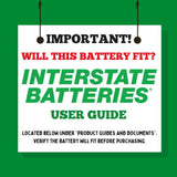 Interstate Batteries 12V 5Ah Battery (F1 Terminal) SLA AGM VRLA Rechargeable Replacement for Alarms, Security, Garage Door Openers for Chamberlain, Genie, Liftmaster, Craftsman, Workhorse (SLA1055)