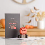 Lovepop Holidays Pop-Up Card for Her and Him - 3D Halloween Greeting Cards for Boys, Girls, Men, Women - The Office Pumpkin Head 5" x 7" - Blank Note Card & Envelope Included