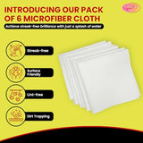 Streak Free Microfiber Cloth “As Seen on Tv” 6 Pack