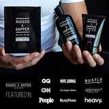 RUGGED & DAPPER Daily Duo Skincare Set for Men | Includes Age + Damage Defense Moisturizer & Daily Power Scrub Face Wash