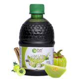 Pure Nutrition Noni Gold Noni Juice Concentrate with Garcinia, Aloe Vera, Amla, Ashwagandha and Grape Seed Extract- 400ml