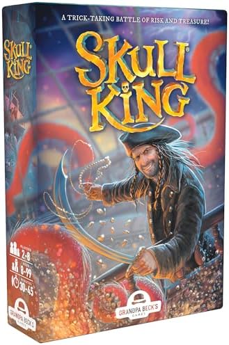 Grandpa Beck's Games Skull King - The Ultimate Pirate Trick Taking Card Game | from The Creators of Cover Your Assets | 2-8 Players Ages 8+