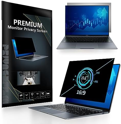Laptop Privacy Screen 15.6 Inch Removable 16:9 Aspect Privacy Filter Screen Protector, Compatible with Hp Dell Acer ThinkPad Samsung Asus Sony,Privacy Shield Anti Glare Anti Blue Light