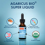 Superfood Science Agaricus Bio Super Liquid 30 ml, Agaricus Blazei Murill Mushroom Supplement, Organic Mushroom Extract Tincture Drops with High Beta Glucan for Fast Acting Liver and Immune Support