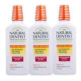 The Natural Dentist Healthy Gums Mouth Wash, Orange Zest Flavor, 16.9 Ounce Bottle (Pack of 3)