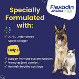 Vetoquinol Flexadin Advanced Dog Hip and Joint Supplement with UC-II Collagen, One Chew a Day Hip and Joint Support Chew for Dogs and Cats, Clinically Proven Vet-Approved Formula, 30 Chews