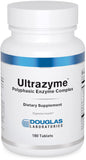 Douglas Laboratories Ultrazyme (Polyphasic Enzyme Complex) | Active Digestive Enzymes to Support Protein and Carbohydrate Digestion* | 180 Tablets