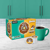 The Original Donut Shop Duos Coconut + Mocha Coffee, Keurig Single Serve K-Cup Pods, Medium Roast Coffee, 60 Count, (6 Packs of 10)