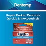 D.O.C. Repair-It Advanced Formula Denture Repair Kit 3 ea