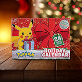 Pokemon 2024 Holiday Advent Calendar for Kids, 24 Gift Pieces - Includes 16 Toy Character Figures & 8 Christmas Accessories - Ages 4+