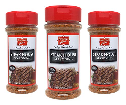 ACCPO Amazing Taste Steak House Seasoning Shaker Bundle (3 Pack)