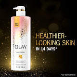 Olay Cleansing & Moisturizing Womens Body Wash 4ct with Vitamin B3 and Hyaluronic Acid 26 fl oz (Pack of 4)