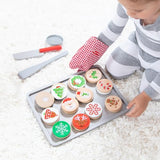 Melissa & Doug Slice and Bake Wooden Christmas Cookie Play Food Set