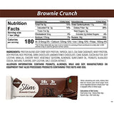 NuGo Slim Variety - Brownie Crunch 12 Bars & Raspberry Truffle 12 Bars, Low Net Carb, Keto Friendly, Gluten Free, 24 Count