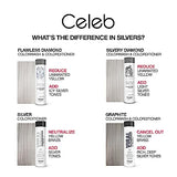 Celeb Luxury Viral Colorwash, Professional Semi-Permanent Hair Color Depositing Shampoo, Extreme Silver