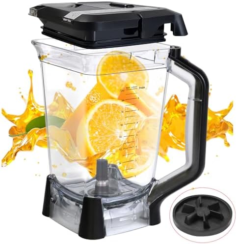 72oz XL Replacement Pitcher for Ninja Blender Top Lid Replacement,72oz Pitcher Blender Parts for Ninja BL610 BL710WM CO610B CT610 Series,NEW Model Top Lid with Rim/Handle Extension ONLY