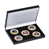 2024 Donald Trump Campaign Attack Commemorative Coin Set in Bag, Supports Trump Gift