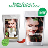1 Pack Of Medium Brown Henna Hair & Beard Color/Dye 100 Grams - Natural Hair Color, Plant-based Hair Dye - The Henna Guys