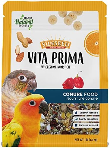 Sunseed Vita Prima Wholesome Nutrition Conure Food, 3 LBS
