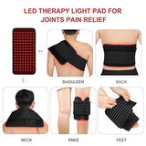 LOVTRAVEL New 120pcs LED 660nm Red Light and 850nm Near Infrared Light Therapy Devices Large Pads Wearable Wrap for Pain