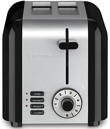 Cuisinart CPT-320P1 Compact 2-Slice Toaster, Brushed Stainless