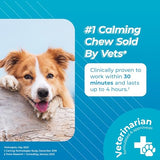 VetriScience Composure Calming Chews for Dogs - Clinically Proven Dog Anxiety Relief Supplement with Colostrum, L-Theanine & Vitamin B1 for Stress, Storms, Separation & More - 60 Count, Chicken Flavor