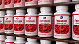 Liposomal Iron Supplements by Siba Pharm | Ferrosom Dietry Iron Vitamins Supplement | Rich in Vitamin C, B12, Folic Acid| Non GMO, Vegan, Premium Quality| Helps New Blood Cell Production | 30 Capsules