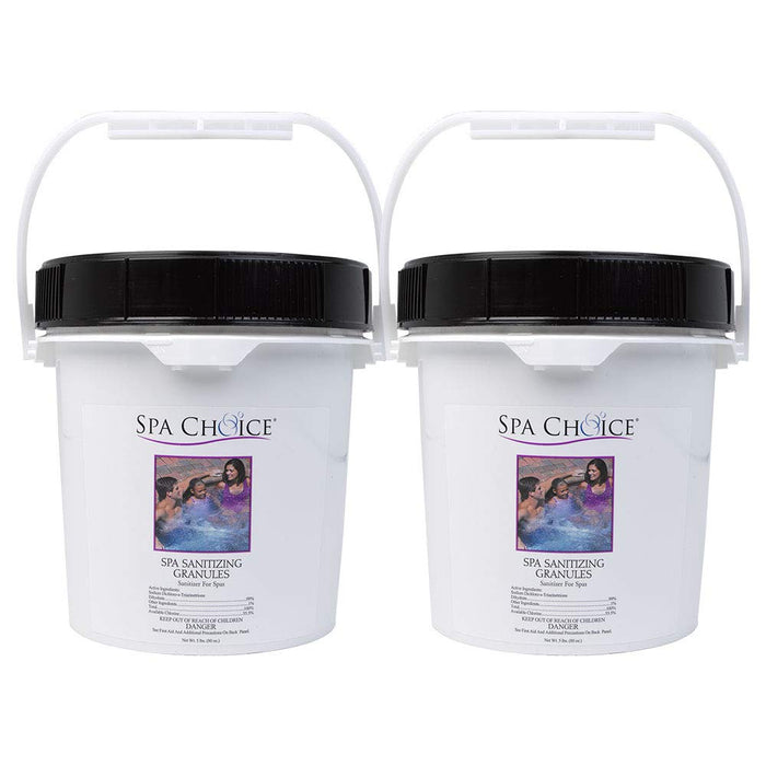 SpaChoice 5-Pounds 2-Pack Premium Spa Sanitizing Granules, Spa Chlorine Granules for Hot Tub, Made in USA